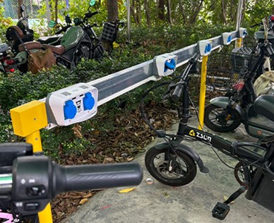 电瓶车扫码充电桩安装，轻松解决出行电量焦虑！